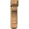 Ekena Millwork Merced Craftsman Smooth Bracket w/ Offset Brace, Western Red Cedar, 7 1/2"W x 26"D x 30"H BKT0806X26X30MRC04SWR - alternate 4